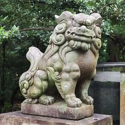 松原八幡神社の狛犬