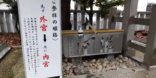 伊勢原大神宮の手水舎