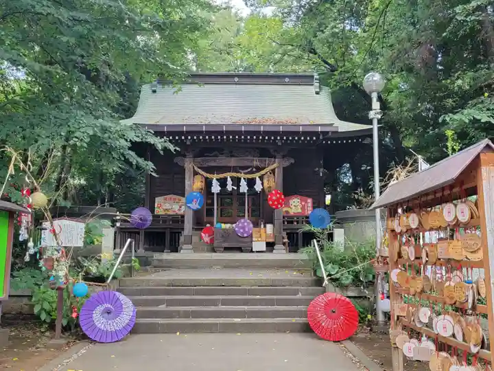 馬場氷川神社の本殿・本堂