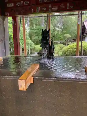 北口本宮冨士浅間神社の手水舎