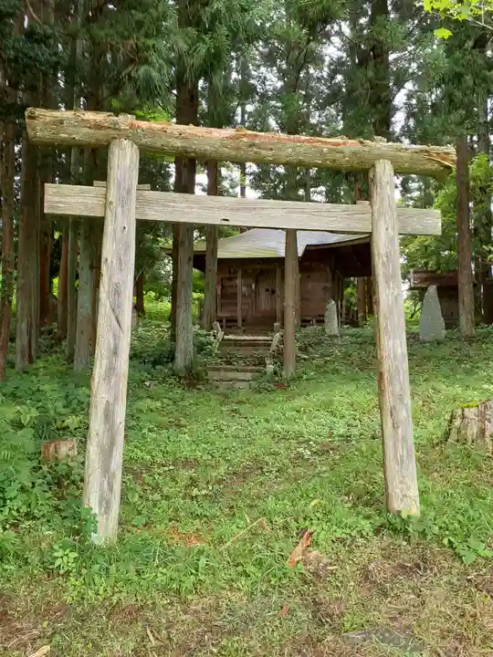 二渡観音堂の鳥居