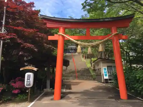 虻田神社の鳥居