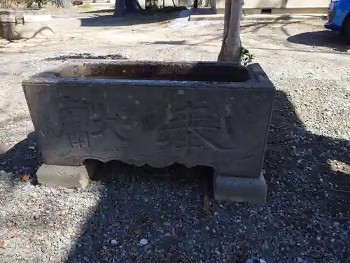 奈良神社の手水