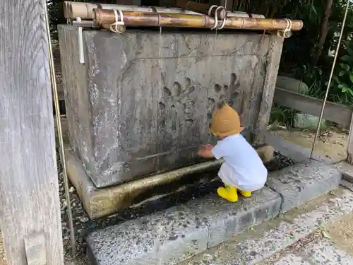 叶神社（東叶神社）の手水舎