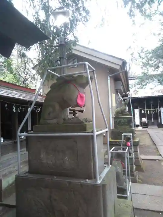 大宮前春日神社の狛犬