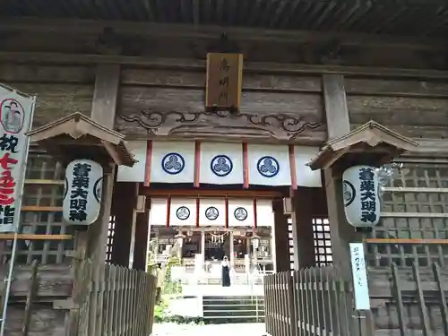 蒼柴神社の山門