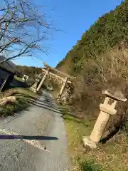 志多里八幡宮の鳥居