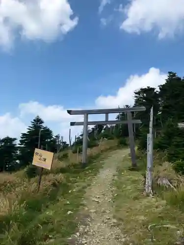 弥山神社（天河大辨財天社奥宮）の鳥居