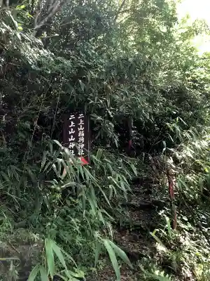 三ヶ所神社奥宮の自然