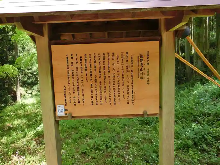 佐毘賣山神社(佐毘売山神社)の歴史