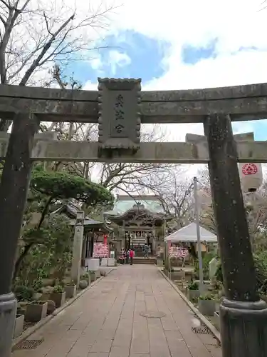 江島神社の鳥居