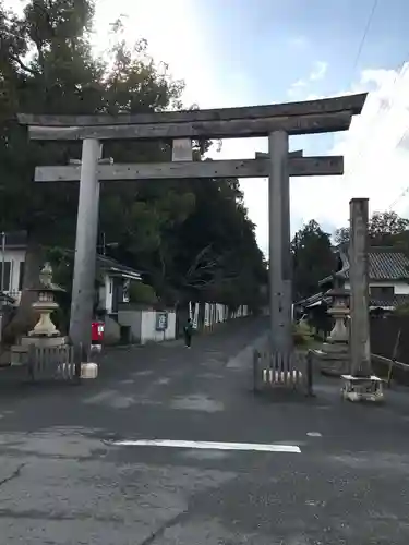 伊太祁曽神社の鳥居