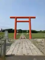 天塩厳島神社の鳥居