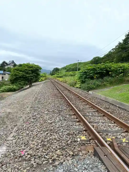 白糠厳島神社の周辺