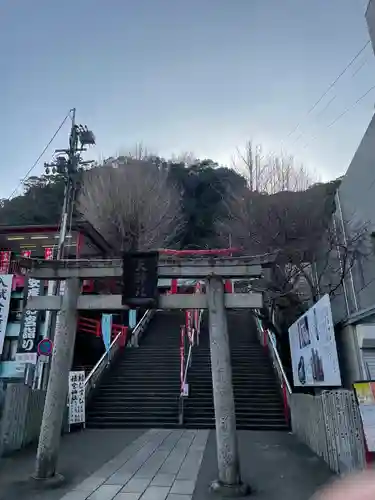 徳島眉山天神社の鳥居