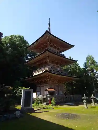 岩殿山安楽寺（吉見観音）の塔