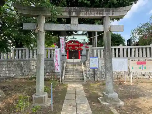 内間木神社の鳥居