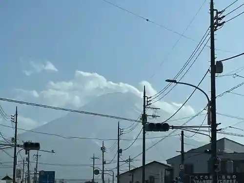 北口本宮冨士浅間神社の景色