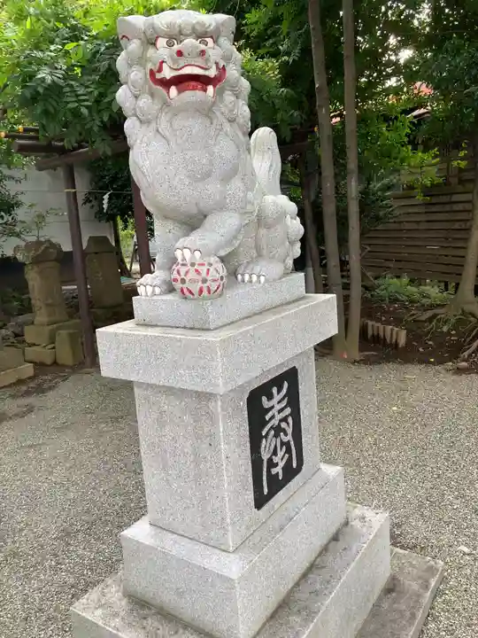 鈴鹿明神社の狛犬