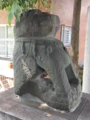 穏田神社の狛犬
