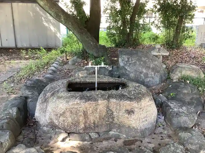 八幡社(松新町)の手水舎