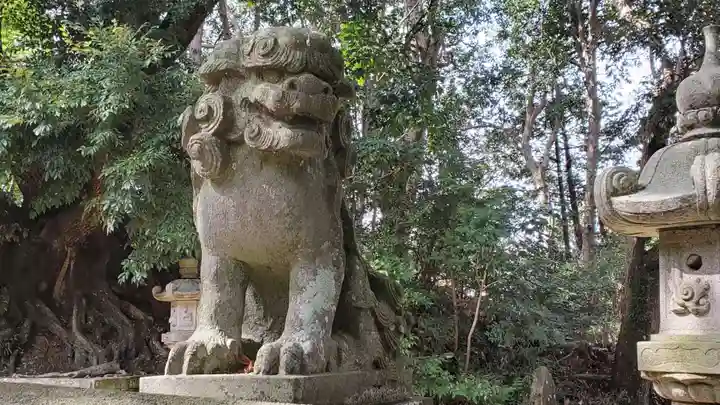 諏訪神社の狛犬