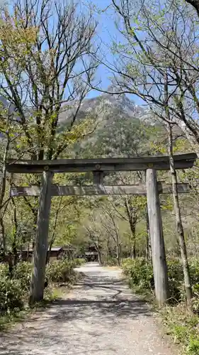 穂高神社奥宮(長野県)