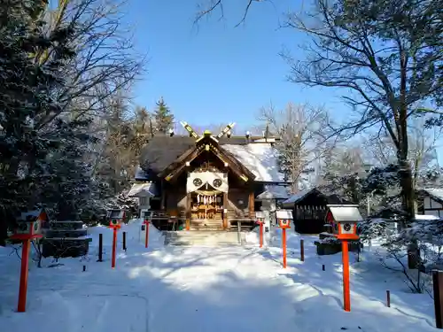 比布神社の本殿