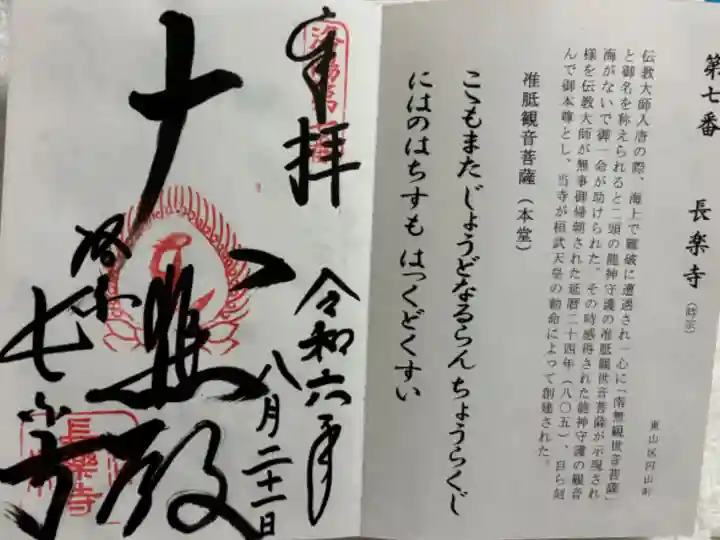 長楽寺 洛陽三十三所観音霊場