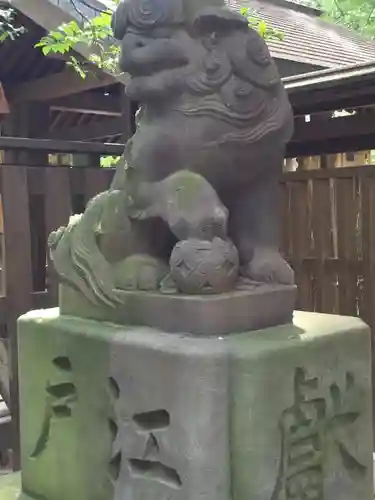 駒木諏訪神社の狛犬