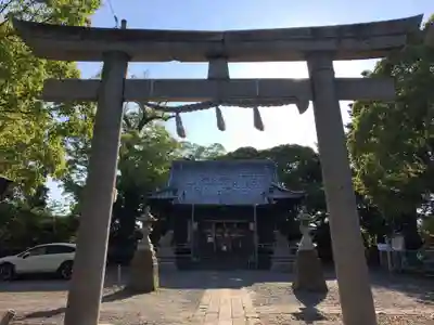 下清水八幡神社の鳥居
