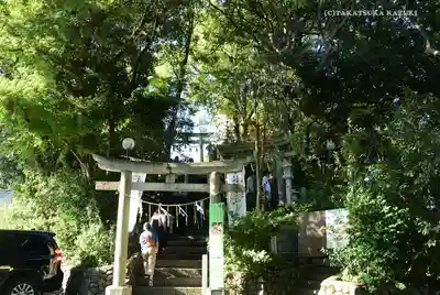 多摩川浅間神社の鳥居