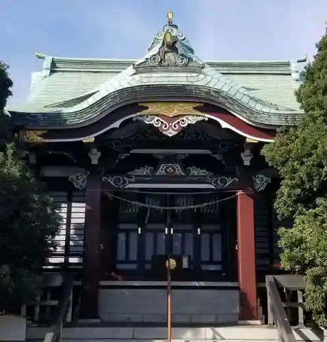 諏訪神社の本殿・本堂