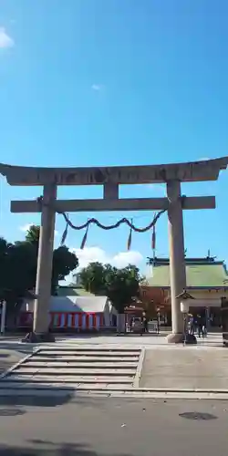難波大社　生國魂神社の鳥居