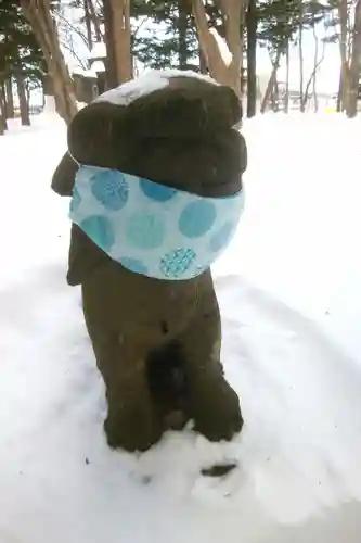 北広島市総鎮守　廣島神社の狛犬