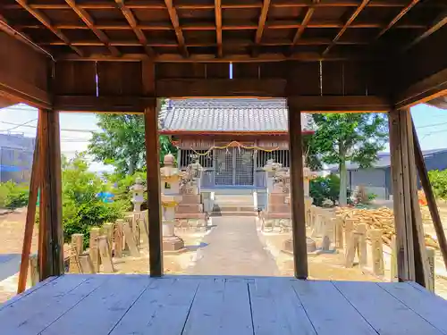 神明社（三丸渕寺東）の本殿