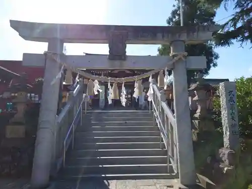 武蔵第六天神社の鳥居