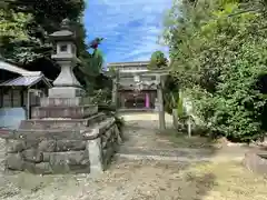 庄村波多神社の鳥居