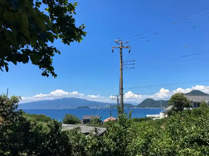 鮑玉白珠比咩命神社の景色