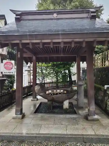 安積國造神社の手水