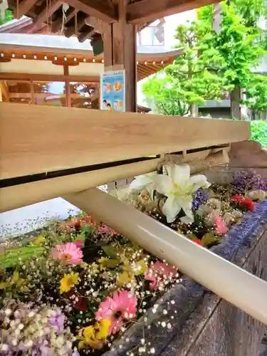 鳩森八幡神社の手水舎