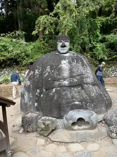 万治の石仏の仏像