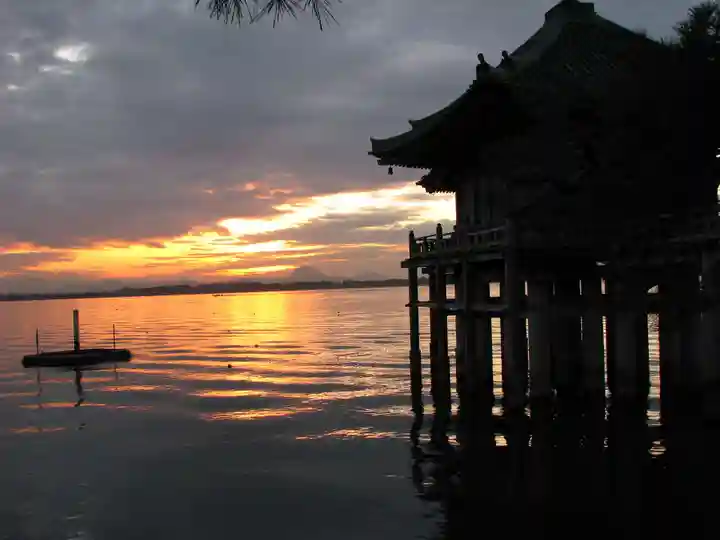 満月寺(浮御堂)の景色