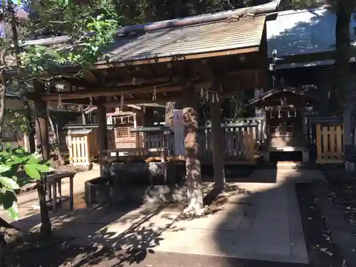 井草八幡宮の手水舎