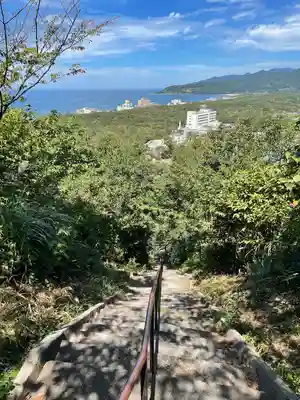 伊夜日子神社奥の院の景色