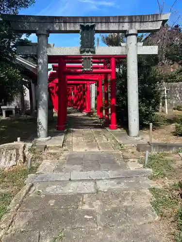 御城稲荷神社の鳥居