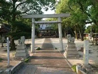 高牟神社の鳥居