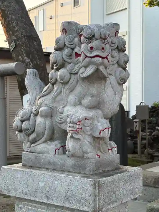 桑川神社の狛犬
