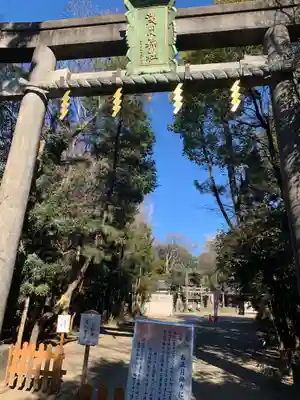 篠崎浅間神社の鳥居