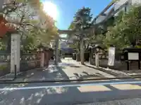 安江八幡宮(金沢水天宮)の鳥居